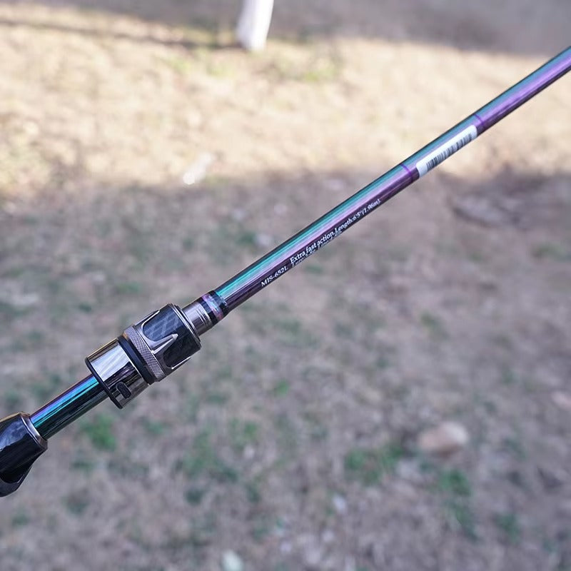 2-Piece Lightweight Carbon Fiber Fishing Rod – Spinning/Casting (Bass)