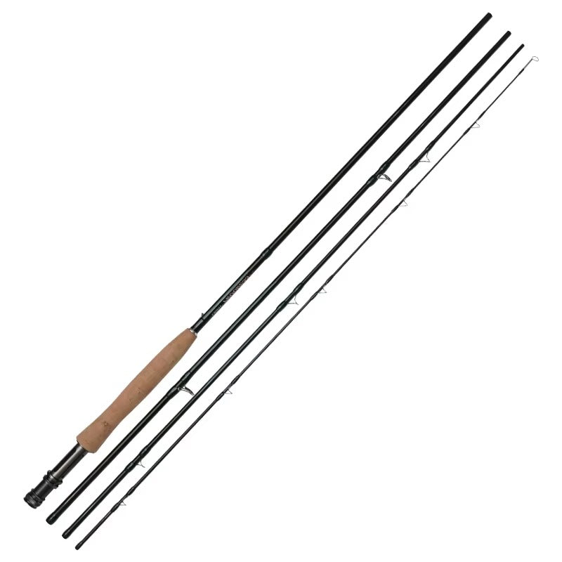 24T Carbon Freshwater Fly Fishing Rod – 4 Sections (Bass/Trout)