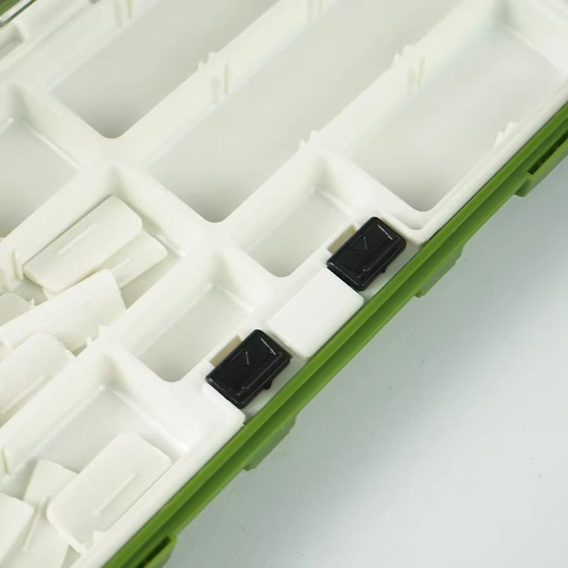 In-Stock ABS Fishing Tackle Box – Multi-Compartment (Gear/Accessories Storage)