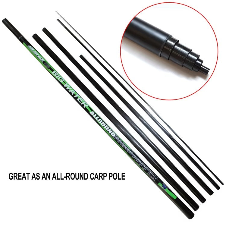 Telescopic Carp Fighter Fishing Pole – Competition/Spinning/Lure (Rivulet)