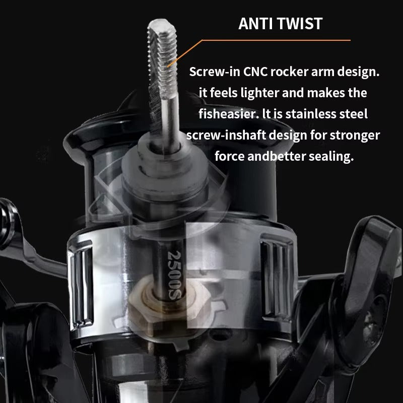 Aluminum Spinning Reel – for Bass/Marlin/Salmon, Deep Sea & River Fishing (Plastic Wire Cup)