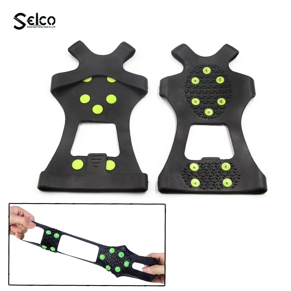 Wholesale Ice Fishing Traction Spikes – Anti-Slip Grips for Shoes/Boots