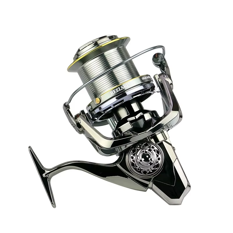 All-Metal Long-Casting Spinning Reel – Gap-Free Aluminum, Anchor Guide (Left-Hand, River/Sea Fishing)