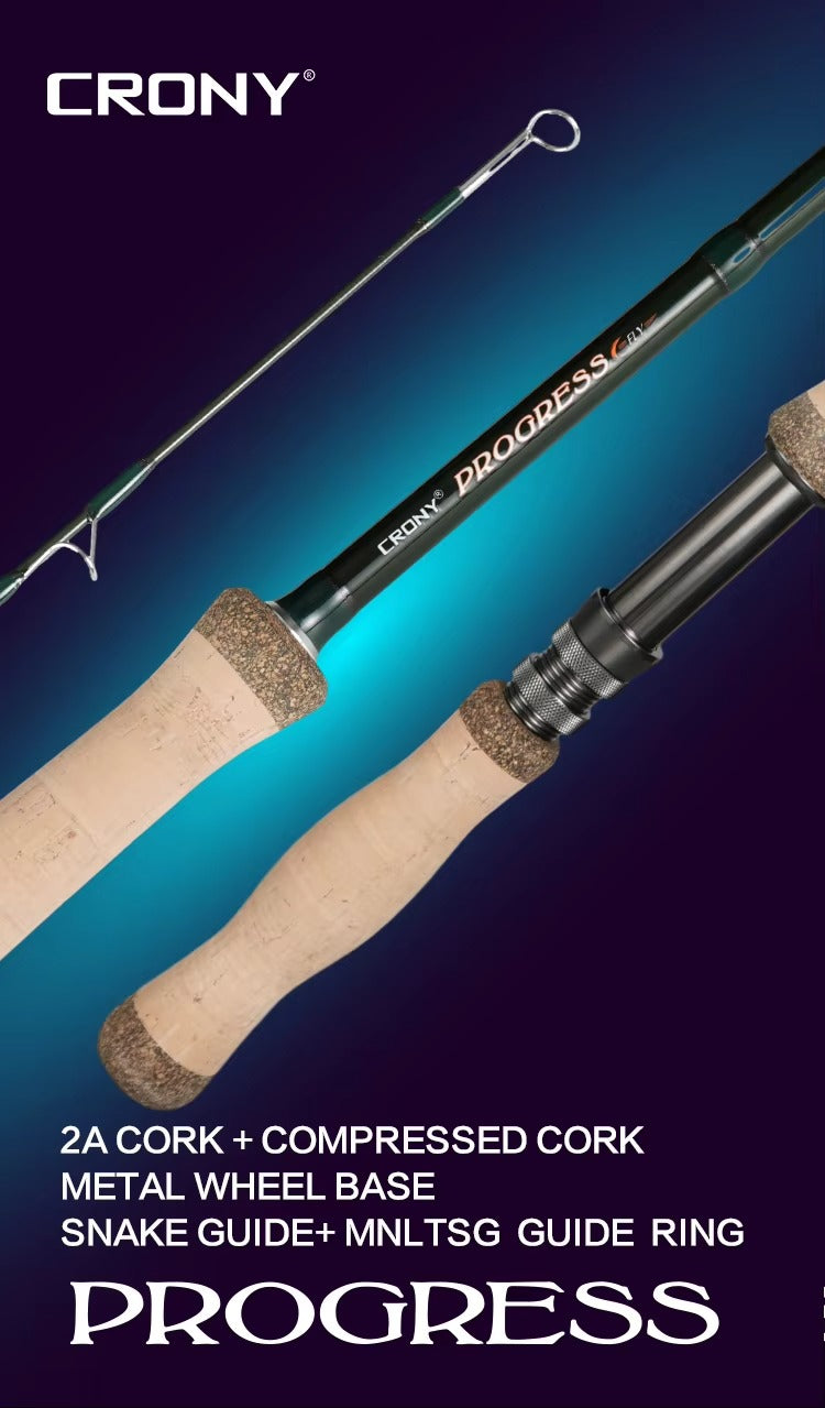 24T Carbon Freshwater Fly Fishing Rod – 4 Sections (Bass/Trout)