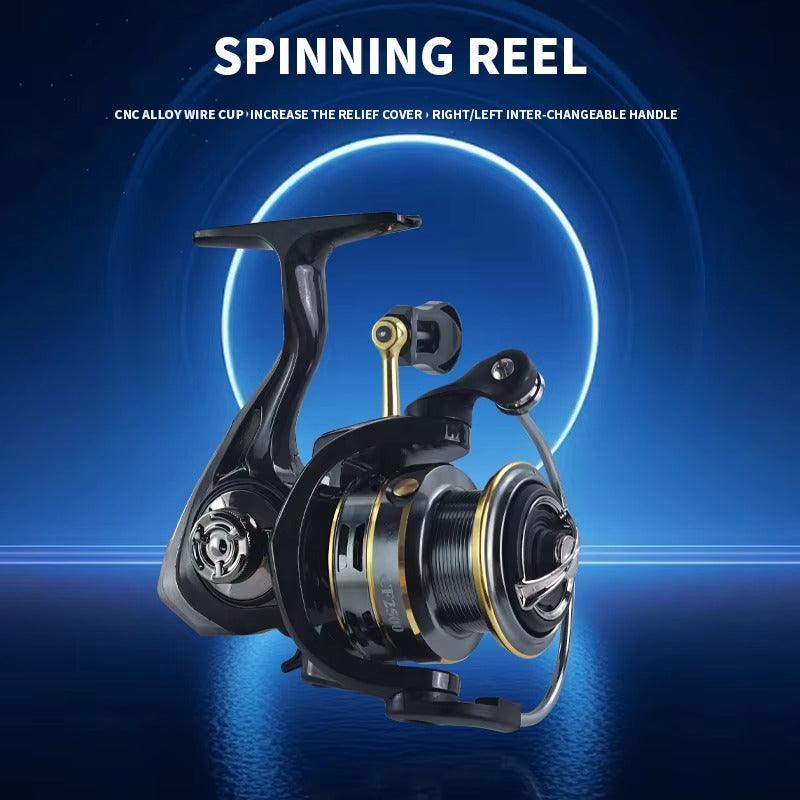 New Design Metal Spinning Reels – Saltwater/Freshwater, Lake (Deep/Shallow Cups)
