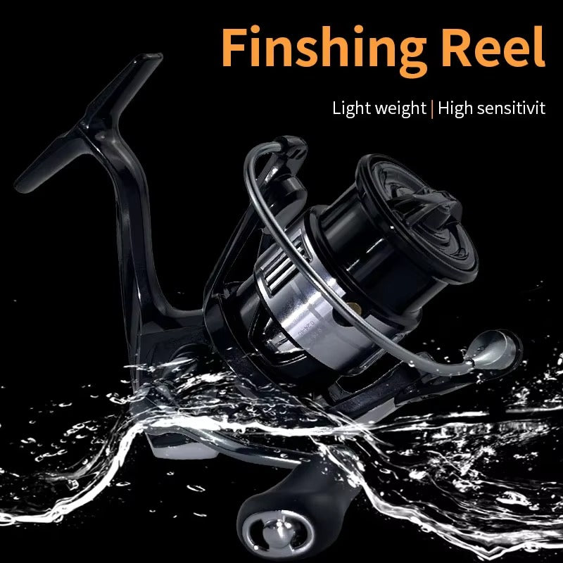 Aluminum Spinning Reel – for Bass/Marlin/Salmon, Deep Sea & River Fishing (Plastic Wire Cup)