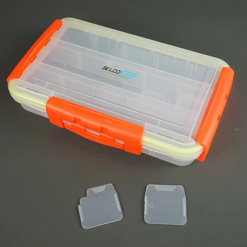Waterproof Tackle Box – for Shrimp Lures, Squid Jigs (Fishing Accessories)