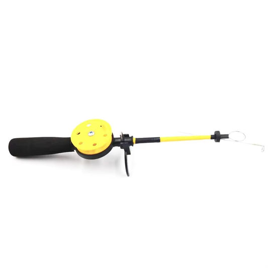 Kids' Portable Plastic Ice Fishing Rod – Winter Outdoor (with Reel Accessory)