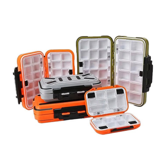 Portable Multi-Compartment ABS Tackle Box – Outdoor Fishing Gear Storage