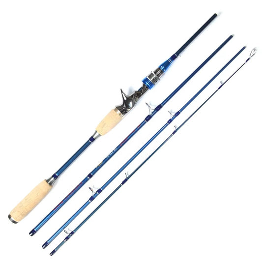 7' Carbon Fiber Medium Heavy Saltwater Travel Casting Rod