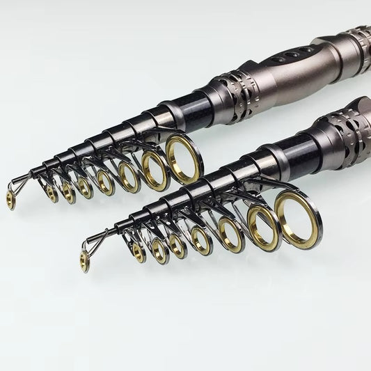 1.8m Carbon Telescopic Rock Trolling Rod – Deep Sea Fishing (With Reel)