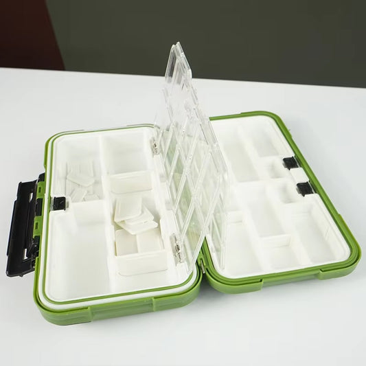In-Stock ABS Fishing Tackle Box – Multi-Compartment (Gear/Accessories Storage)