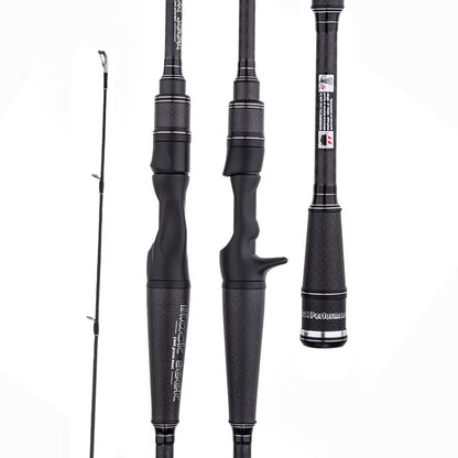 7'6" ML High Carbon Bass Fishing Rod – Spinning/Casting (7-12LBS, Light Tip)