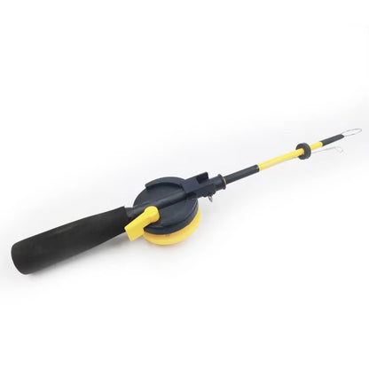 Kids' Portable Plastic Ice Fishing Rod – Winter Outdoor (with Reel Accessory)
