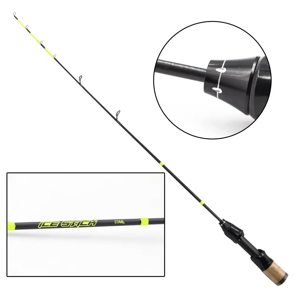 23" (58cm) Ice Fishing Rod – Fiberglass Blank, Medium Light Action
