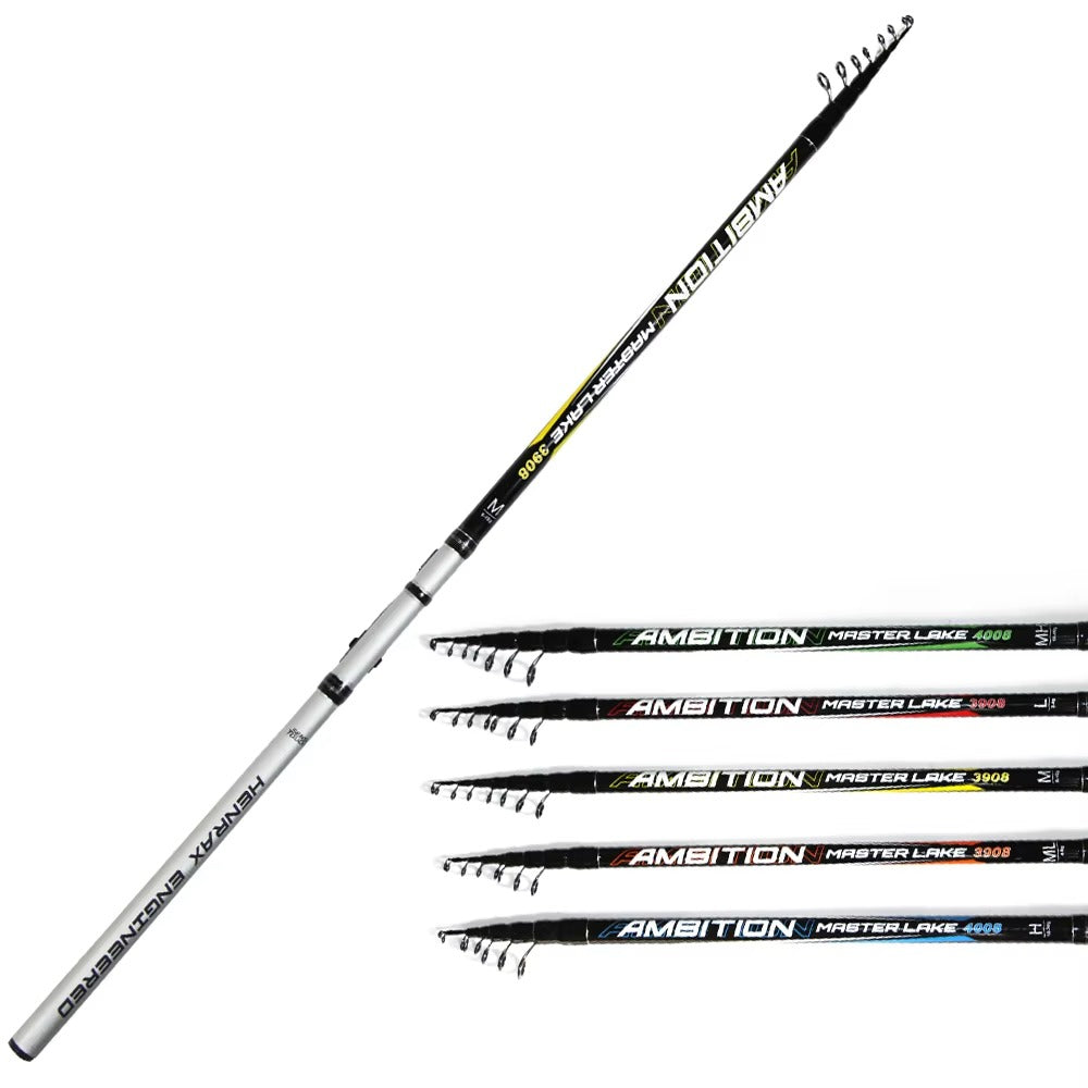 3.0m High Carbon Fiber Rock Fishing Rod – Bolognese, Hard
