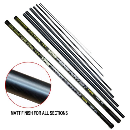 12.5m Super Stiff Professional Match Fishing Extension Pole