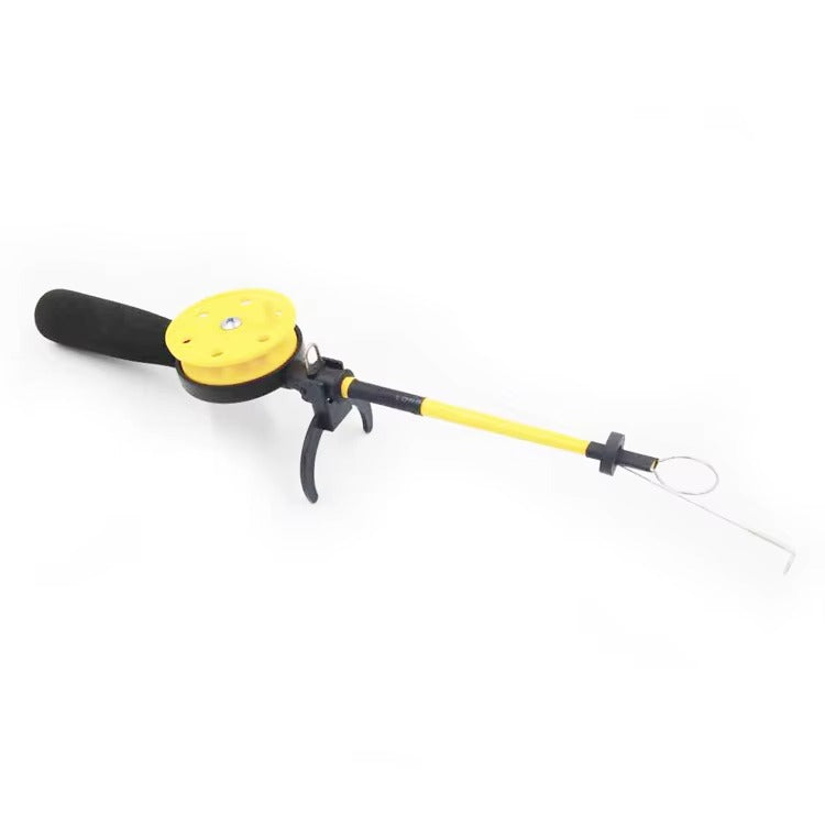 Kids' Portable Plastic Ice Fishing Rod – Winter Outdoor (with Reel Accessory)