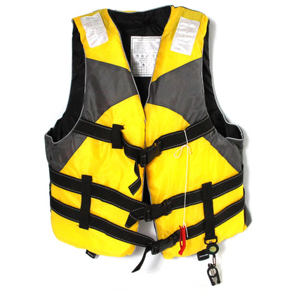 Adult 300D Oxford Cloth Life Jacket – EPE Cotton (Swimming/Boating/Surfing/Fishing)