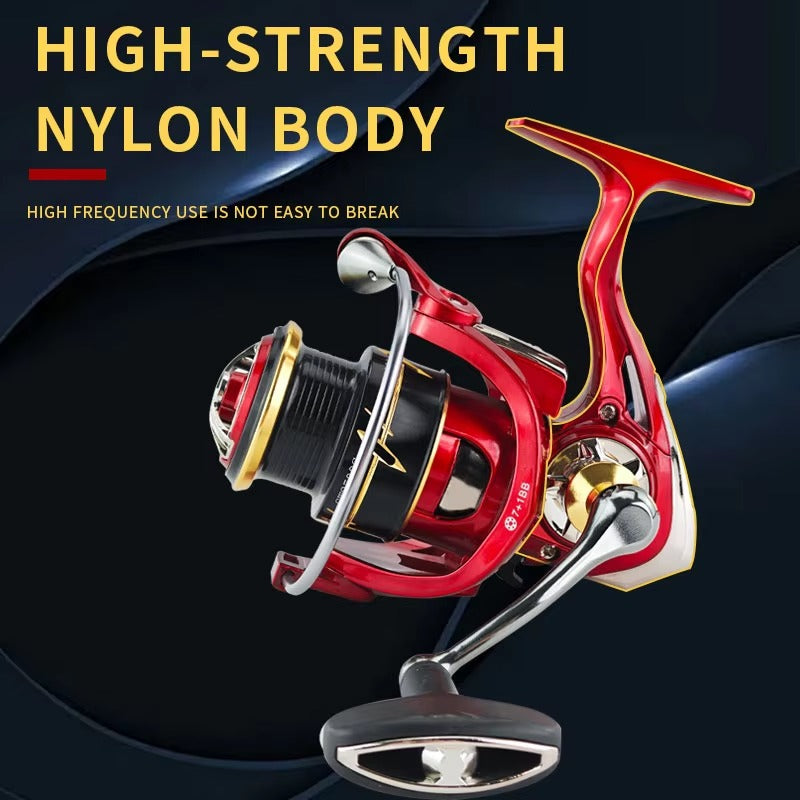 2500-3000 Series Spinning Reel – Aluminum Alloy Spool, CNC Handle