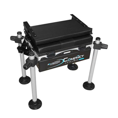 High-Quality Aluminum Fishing Seat Box – Backrest, Feeder Compatible