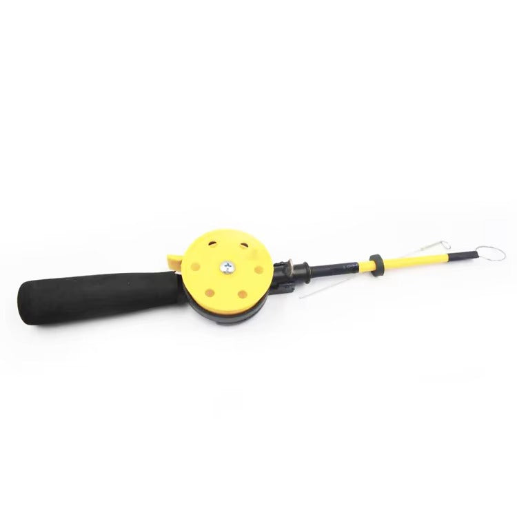 Kids' Portable Plastic Ice Fishing Rod – Winter Outdoor (with Reel Accessory)