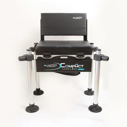 High-Quality Aluminum Fishing Seat Box – Backrest, Feeder Compatible